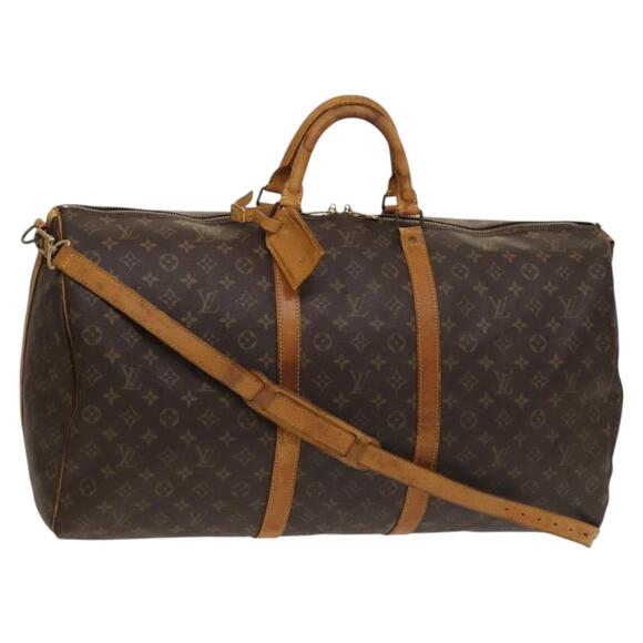 LOUIS VUITTON Monogram Keepall Bandouliere 60 Boston Bag M41412 - Picture 1 of 16